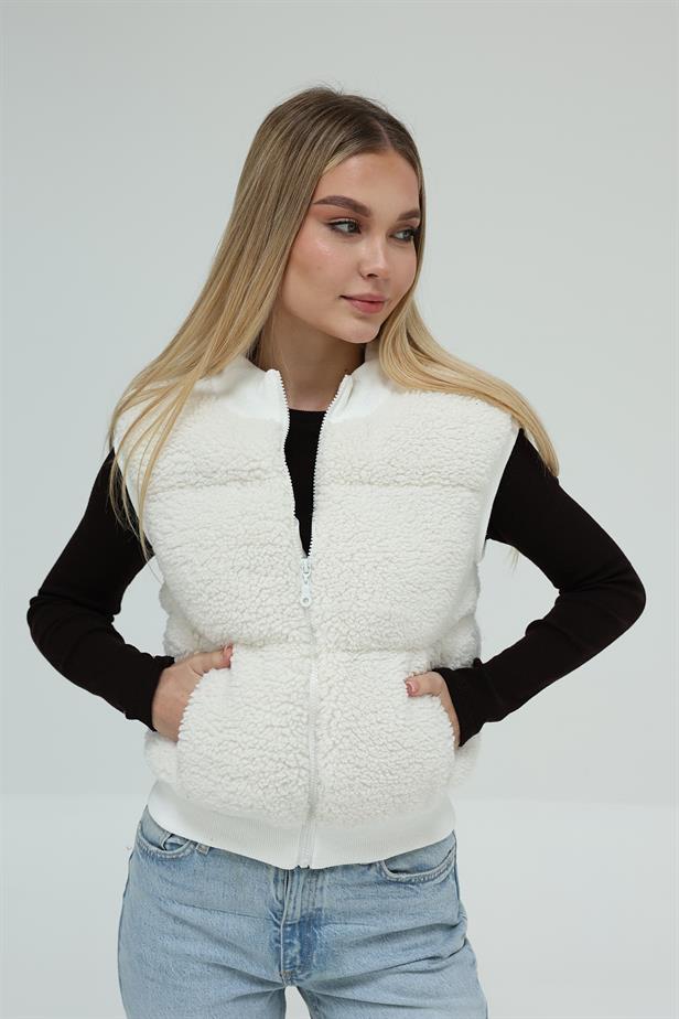 RYN WELSOFT VEST - Ecru - Gießen