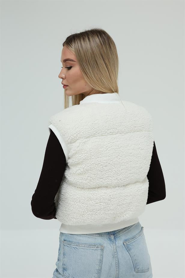 RYN WELSOFT VEST - Ecru - Gießen