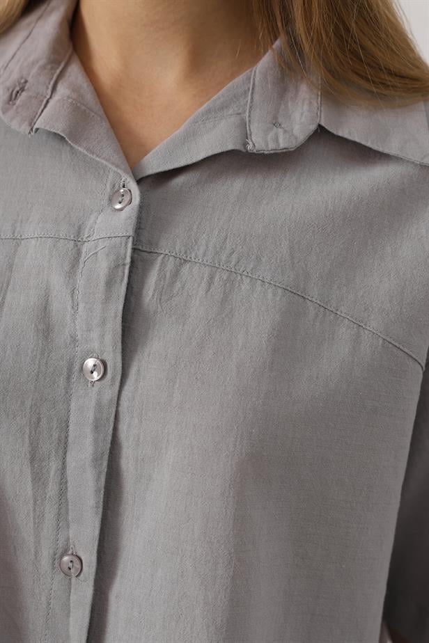 RYN Half Sleeve T-Shirt - Gray - Olathe