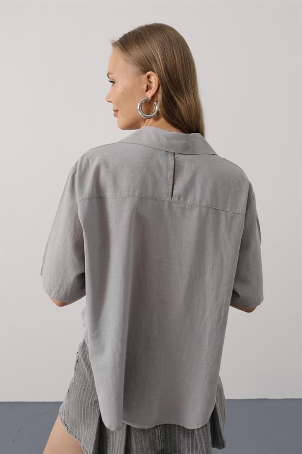 RYN Half Sleeve T-Shirt - Gray - Olathe