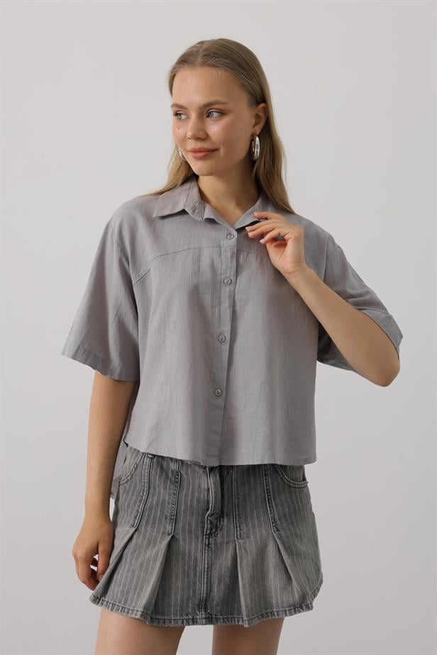 RYN Half Sleeve T-Shirt - Gray - Olathe