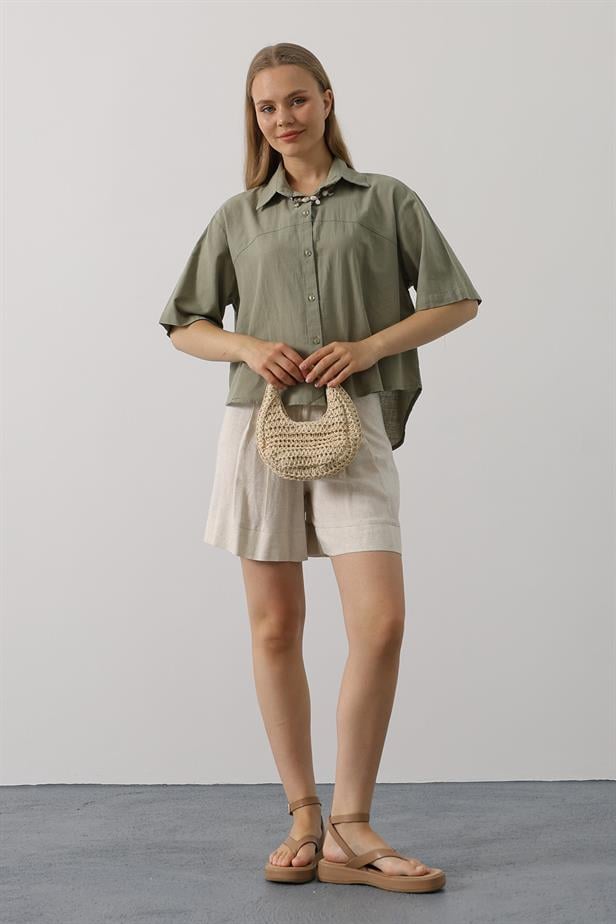 RYN Half Sleeve Shirt - Khaki - Brisbane