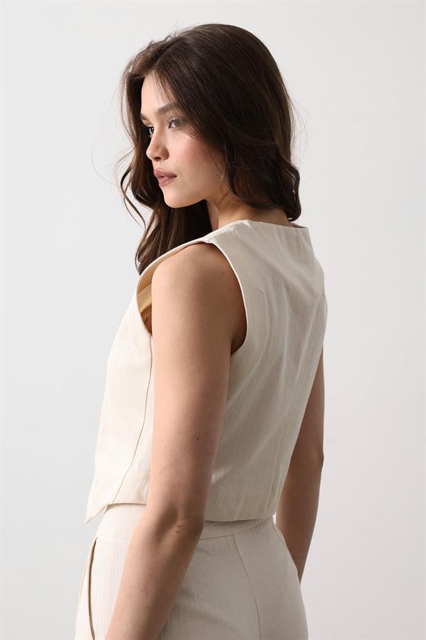 RYN Vest - Ecru - Lawrence