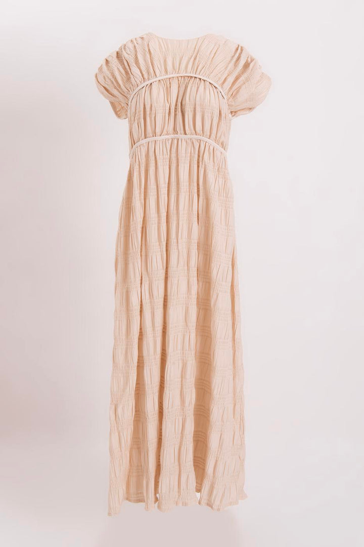 BSL Women Long Gathered Dress - Madrid