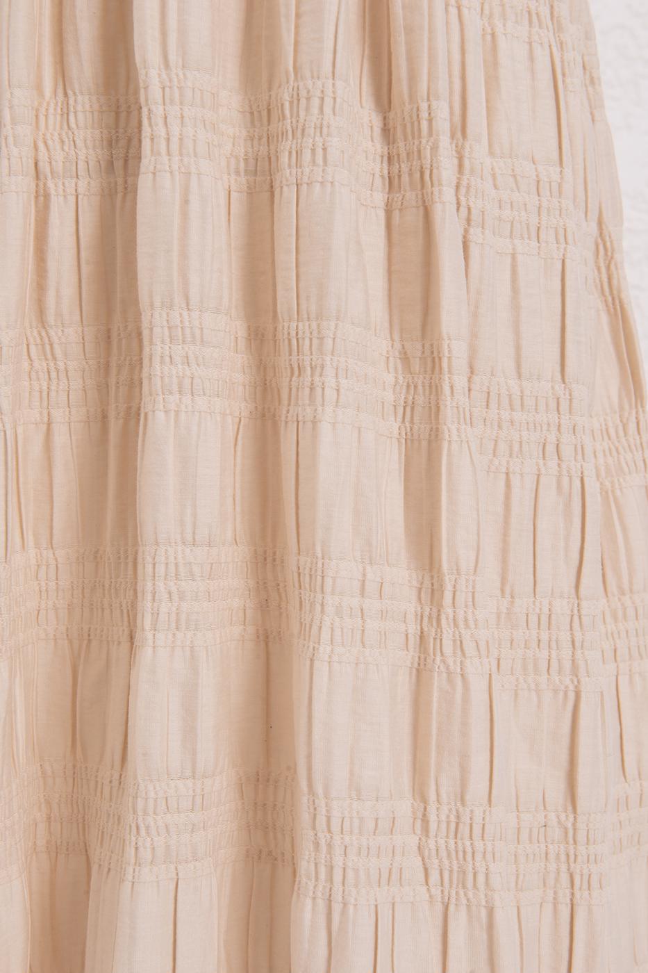 BSL Women Long Gathered Dress - Madrid