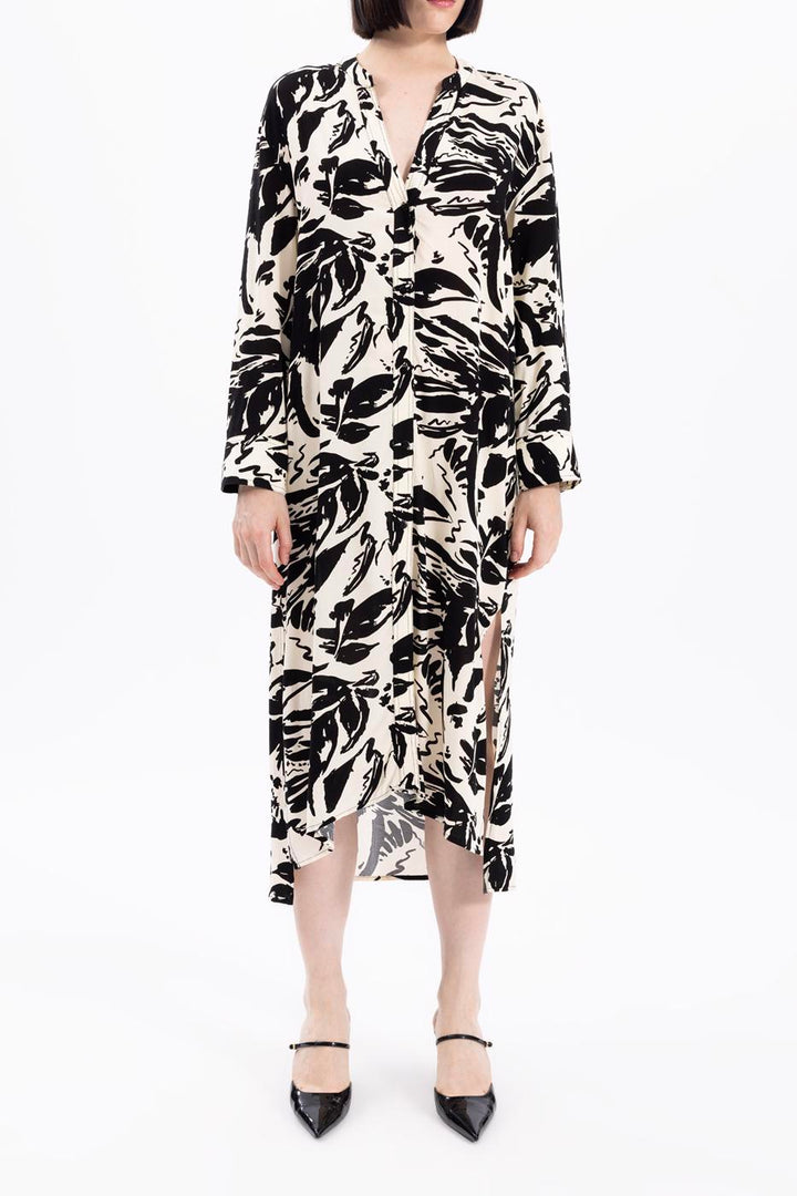 BSL Women Long Sleeve Printed Tunic Dress - Mesa