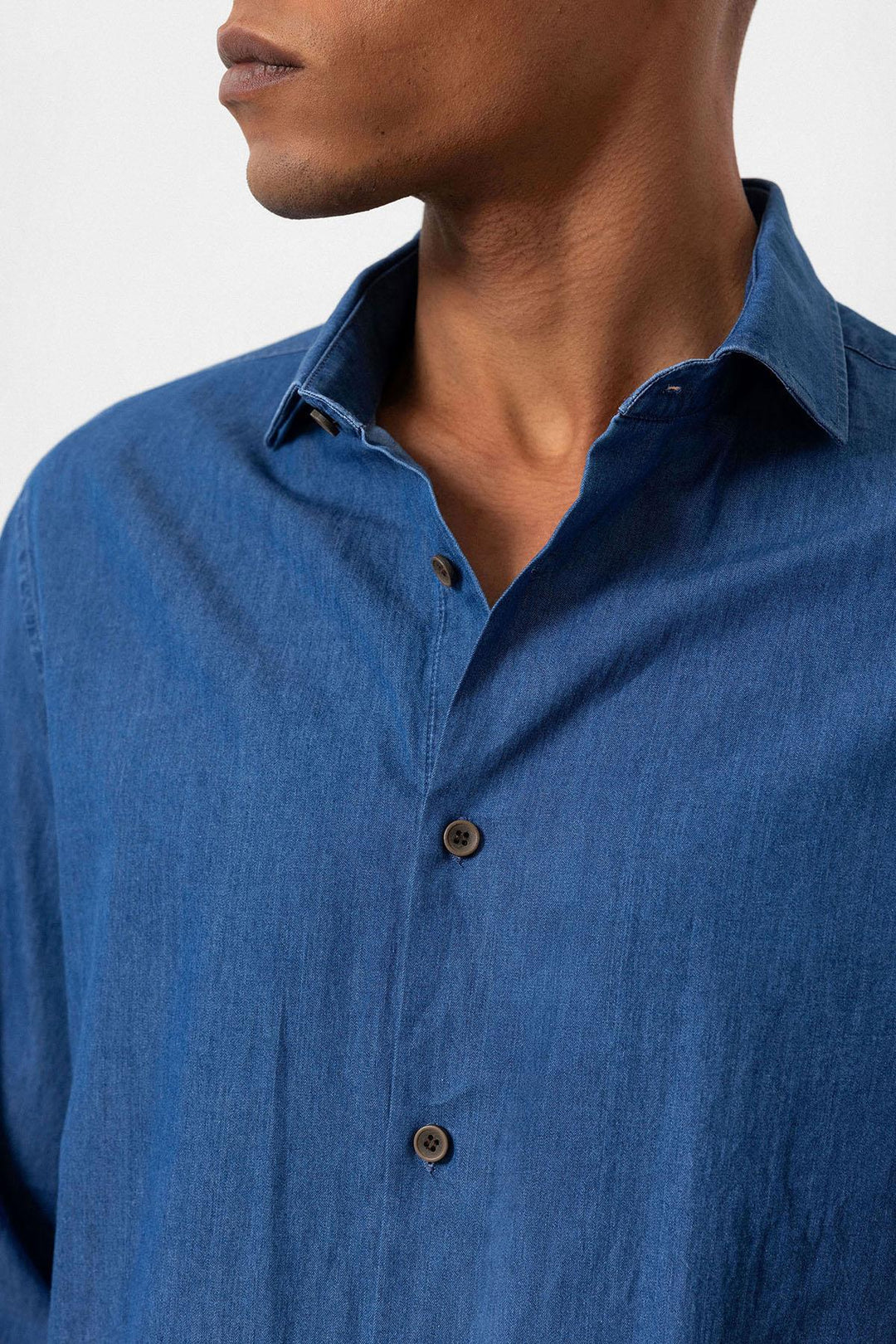 ANT Long Sleeve Men's Denim Shirt - Hardenberg