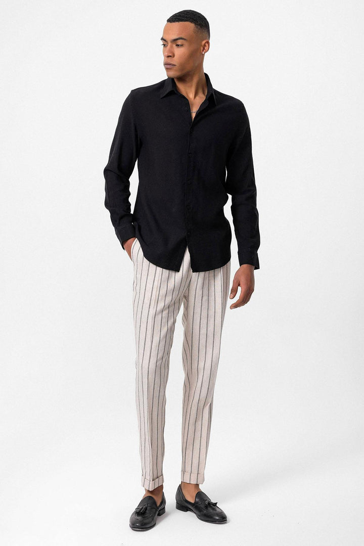 ANT Long Sleeve Linen Shirt - Columbia