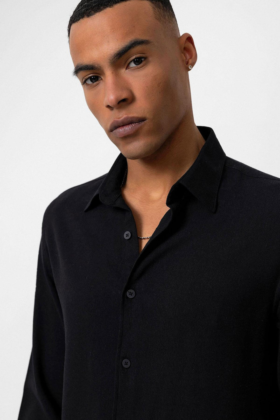 ANT Long Sleeve Linen Shirt - Columbia