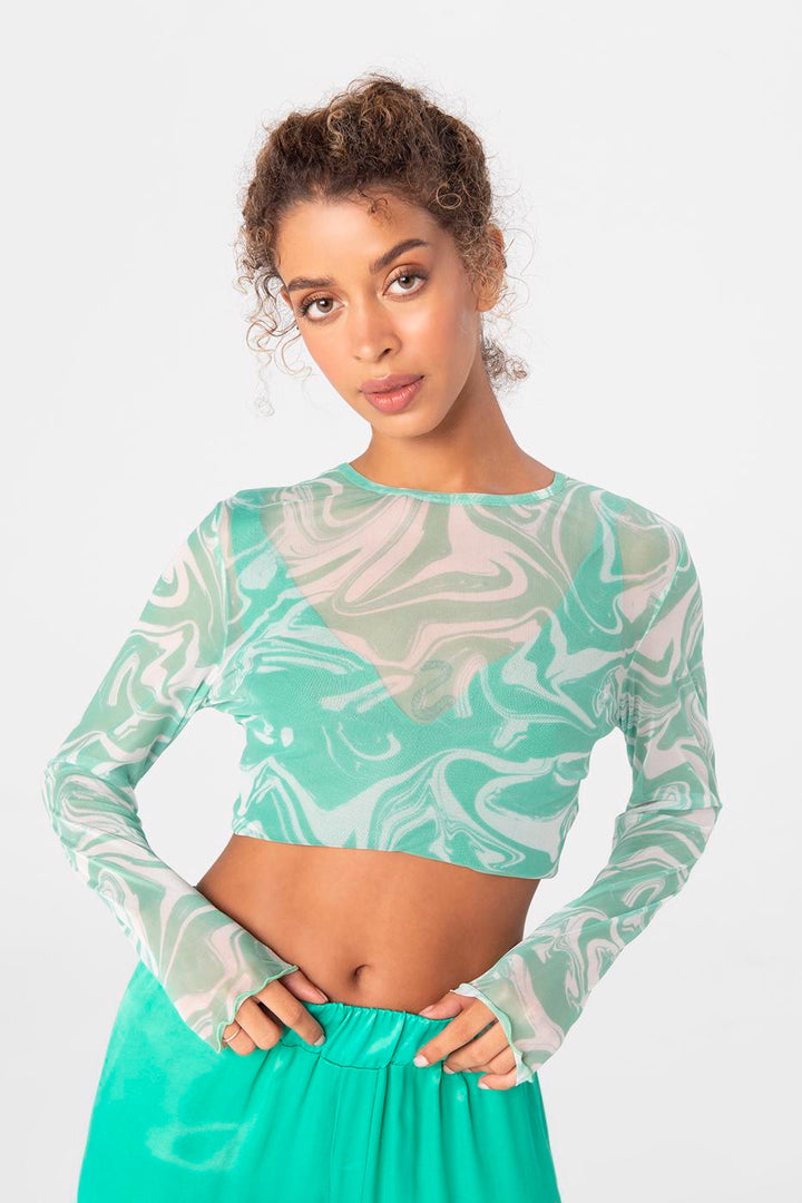 BSL Women Long Sleeve Tulle Body - Iguala de la Independencia
