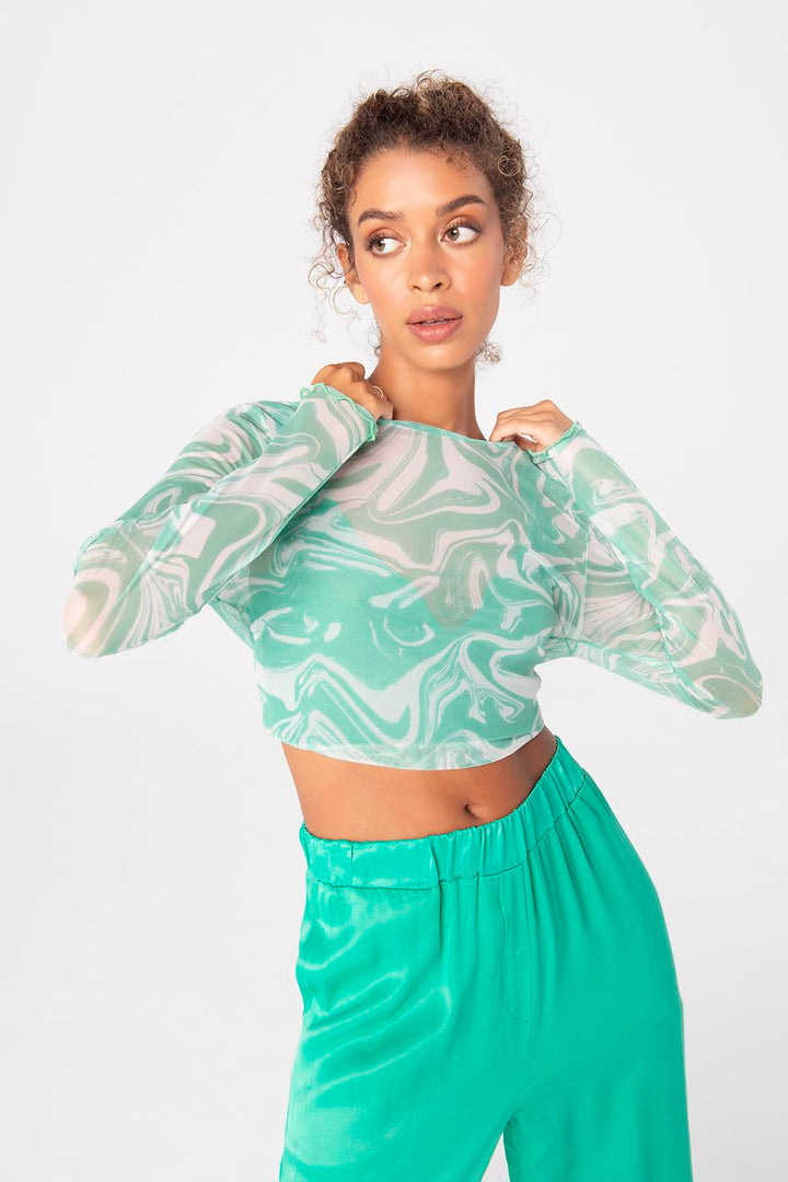 BSL Women Long Sleeve Tulle Body - Iguala de la Independencia