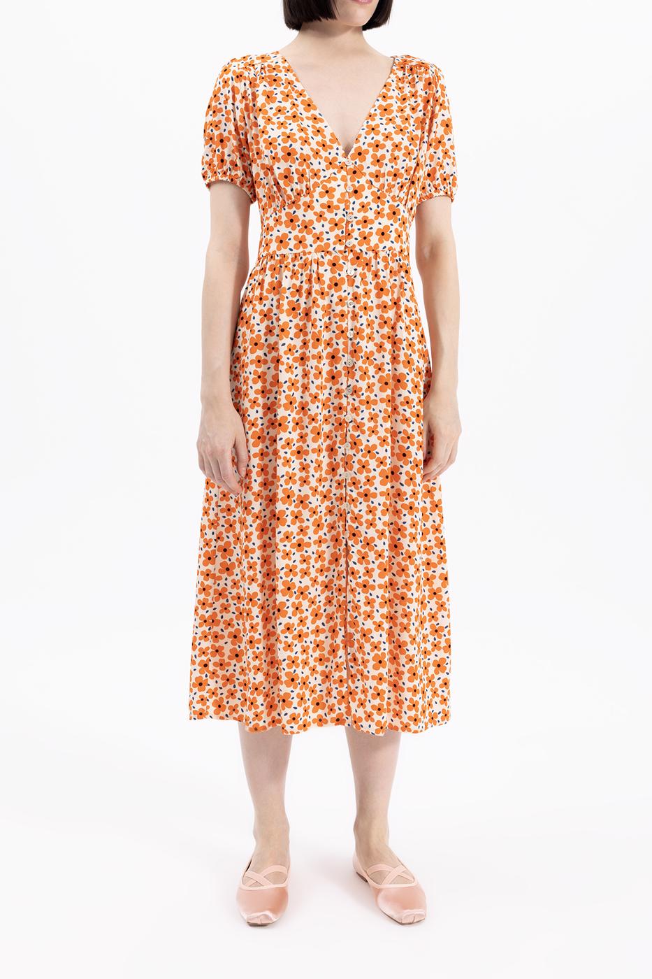 BSL Women V-neck Printed Shirt Dress - Ixtaczoquitlán