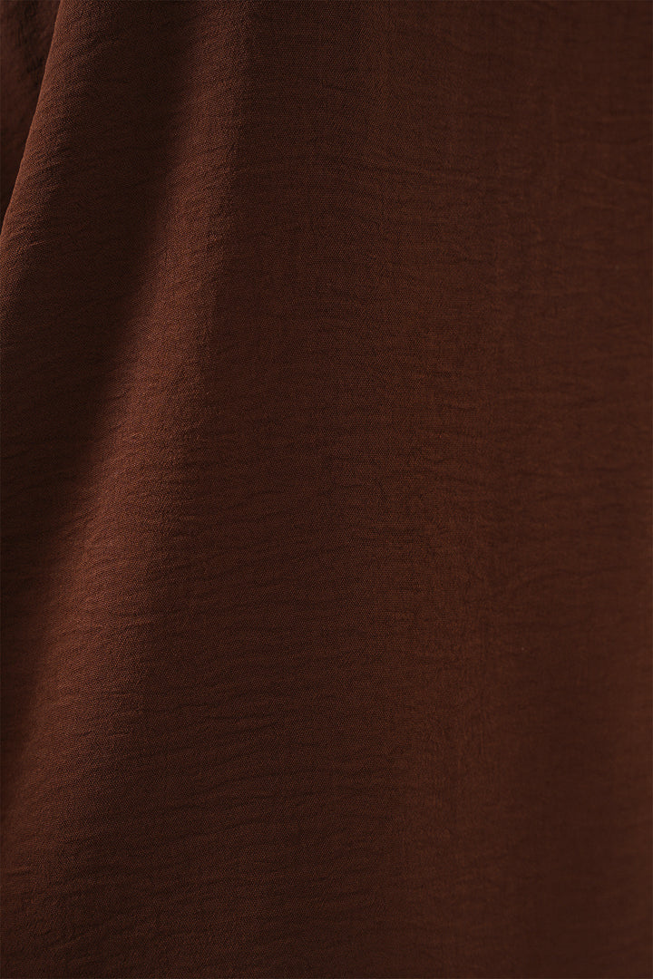 BGD Women V Neck Sleeveless Blouse 950 - Brown - Bollate
