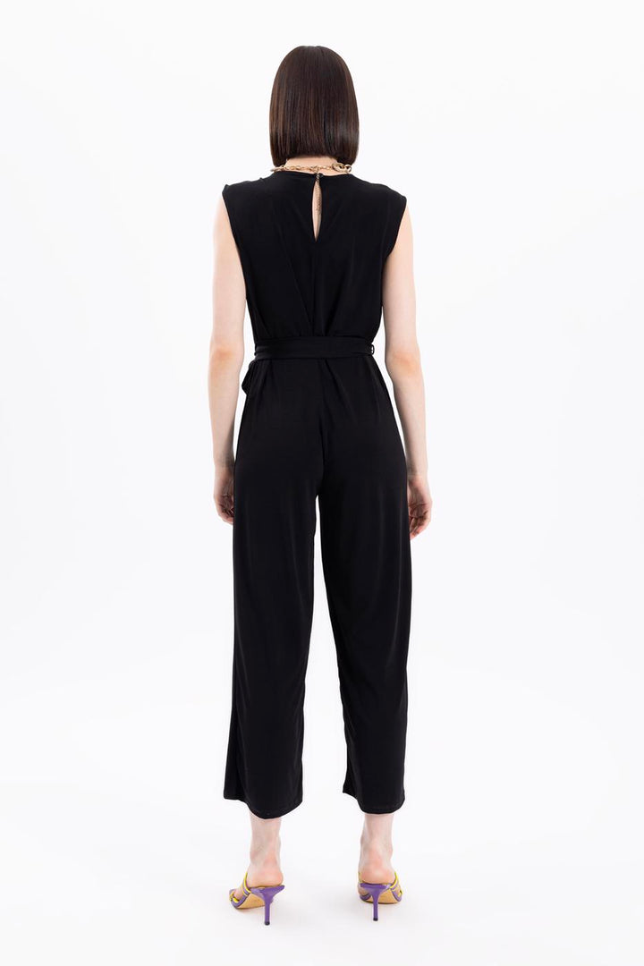 BSL Women V-neck Sleeveless Jumpsuit - Bastia