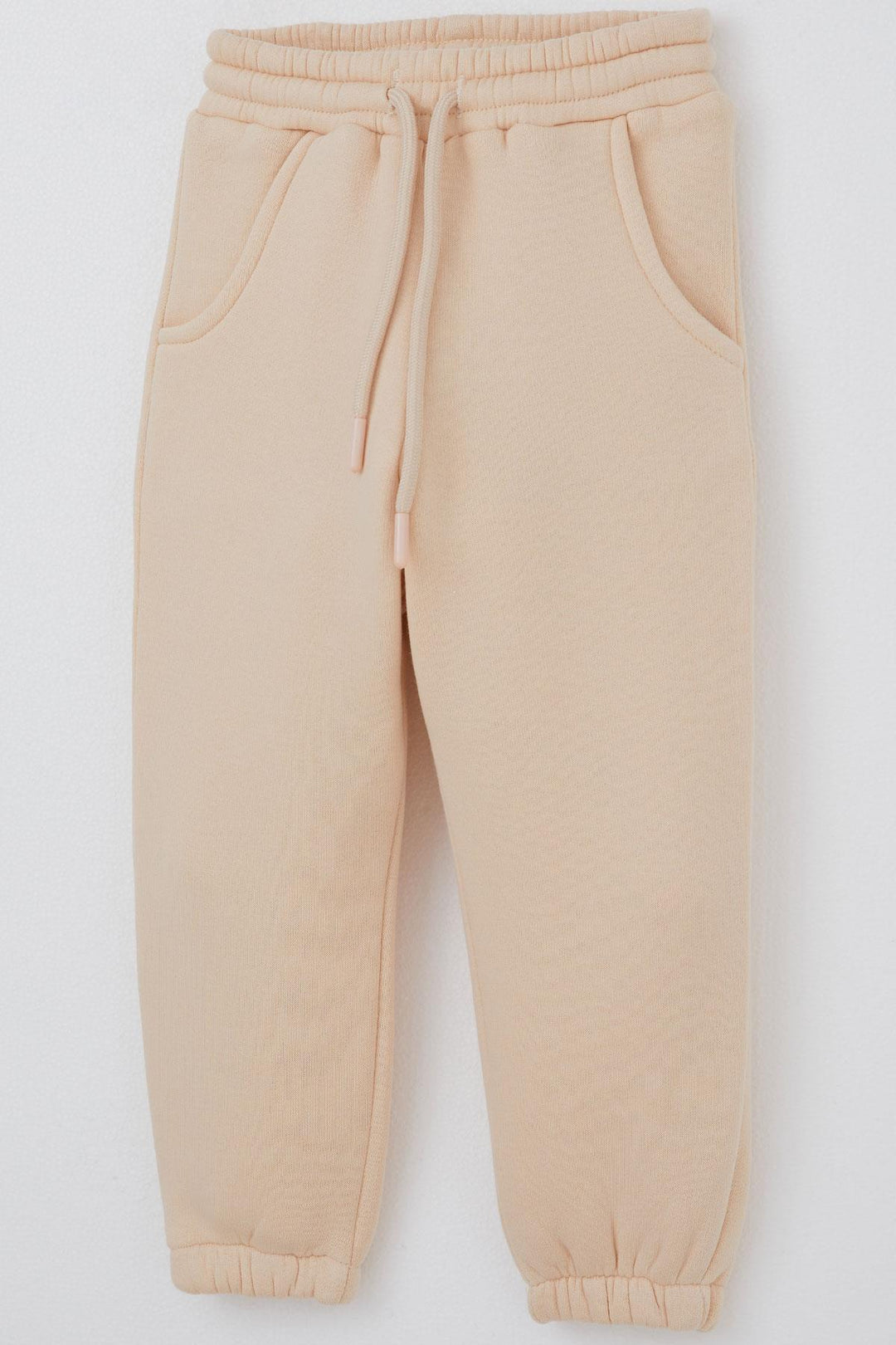 BRE Valorya Girl's Tracksuit with Cute Bear Pattern, 2-5 Years, Cream - Poti