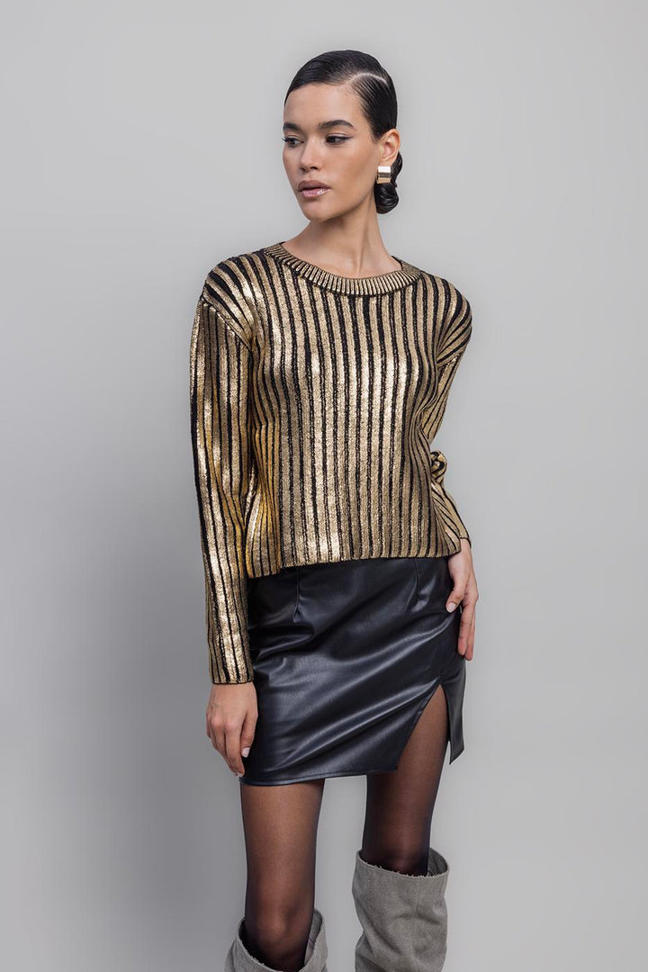 BSL Women Gilded Print Pullover - Mira
