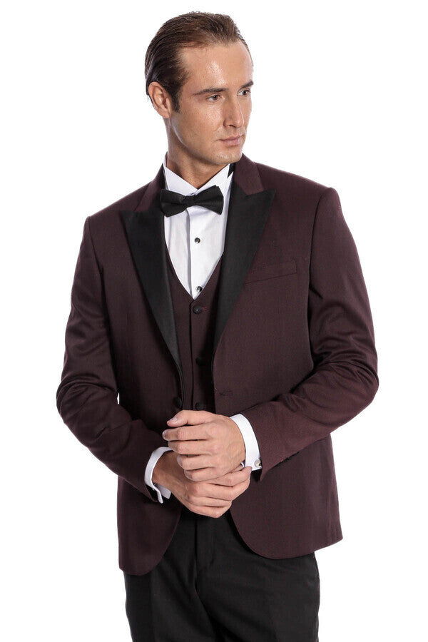 WSS Vested Burgundy Tuxedo  - Wismar