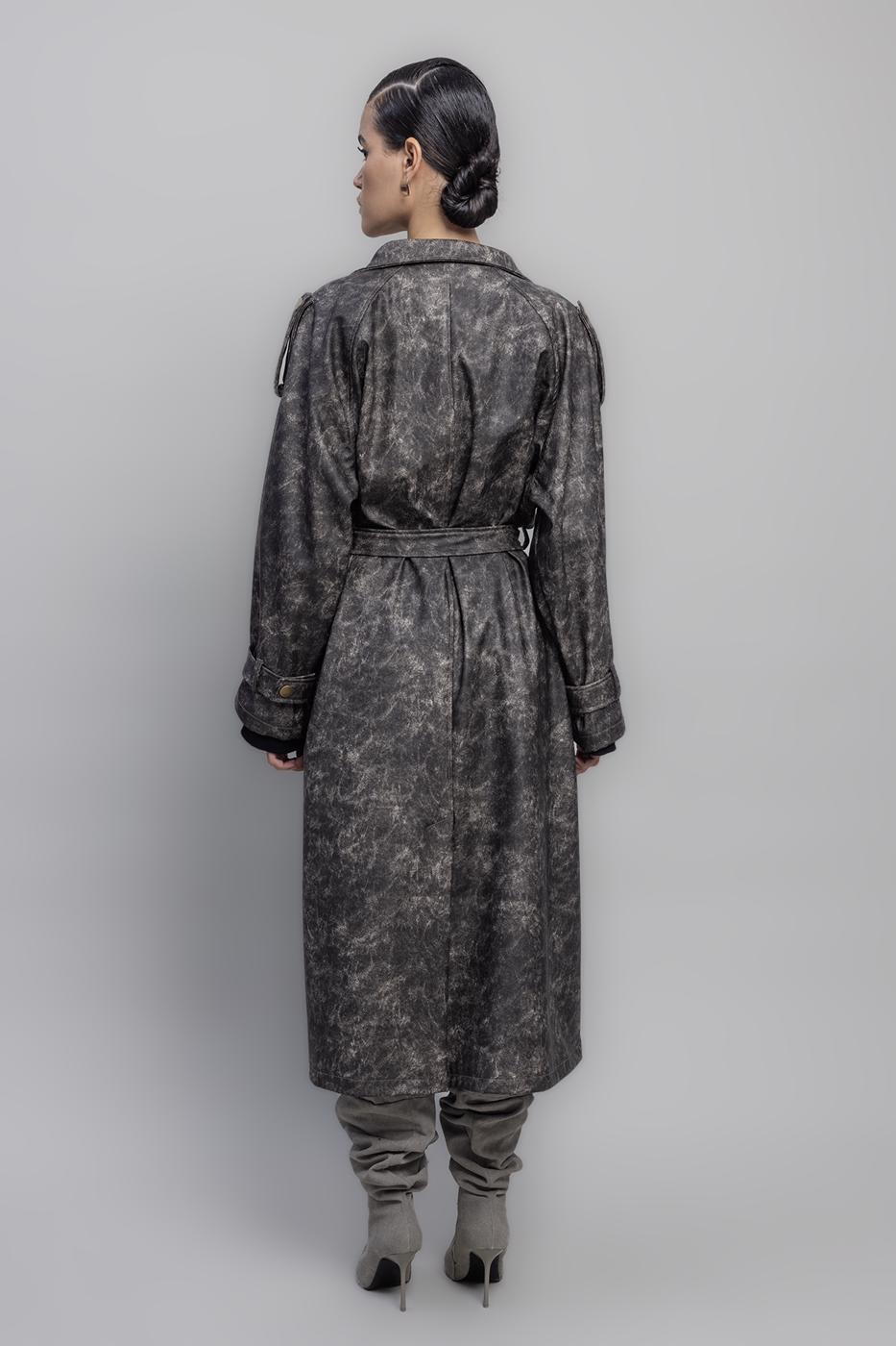 BSL Women Vintage Look Lined Trenchcoat - Chelmsford