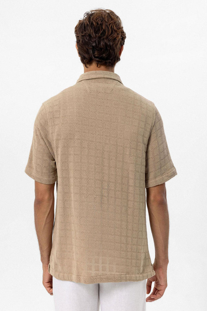 ANT Apache Collar Square Knitted Men's Shirt - Râmnicu Vâlcea