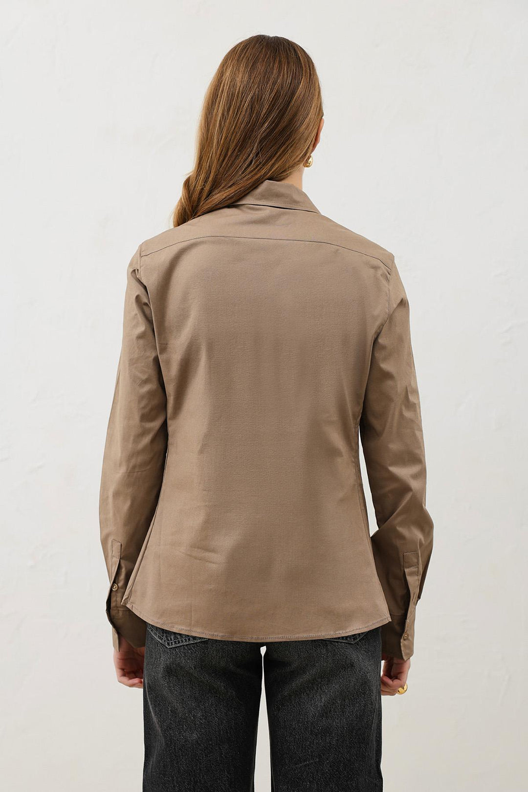 ANT Antioch Vizon Basic Slim Fit Kadın Gömlek - Johns Creek
