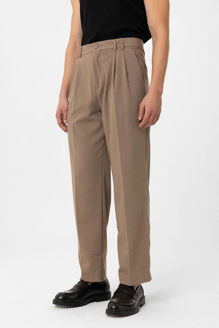 ANT Antioch Vizon Çift Pileli Baggy Fit Erkek Pantolon - Charleville-Mézières