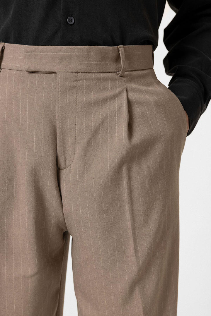 ANT Antioch Vizon Çizgili Relaxed Fit Erkek Pantolon - Woking