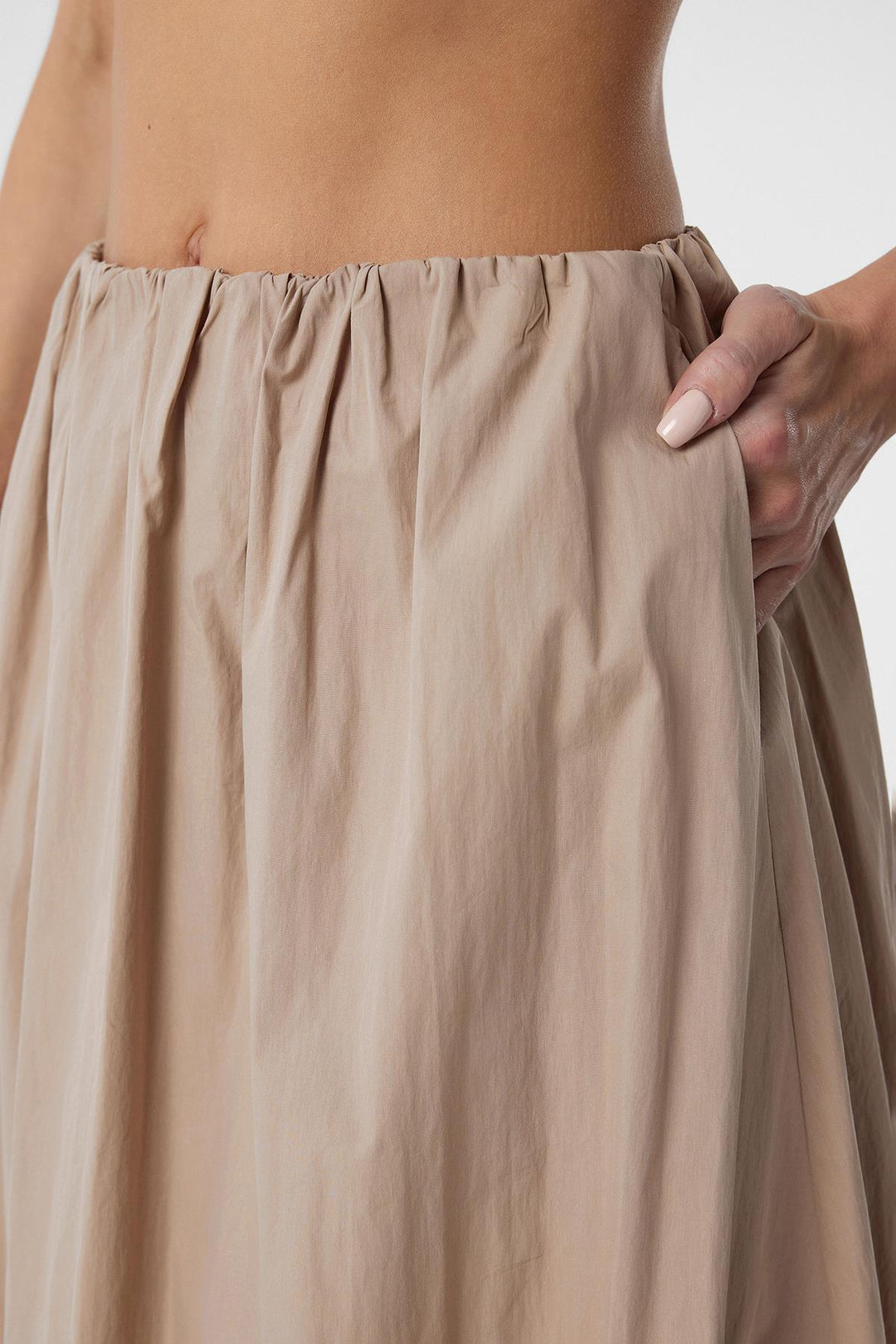 ANT Antioch Mink Women's Balloon Midi Skirt - Reynosa