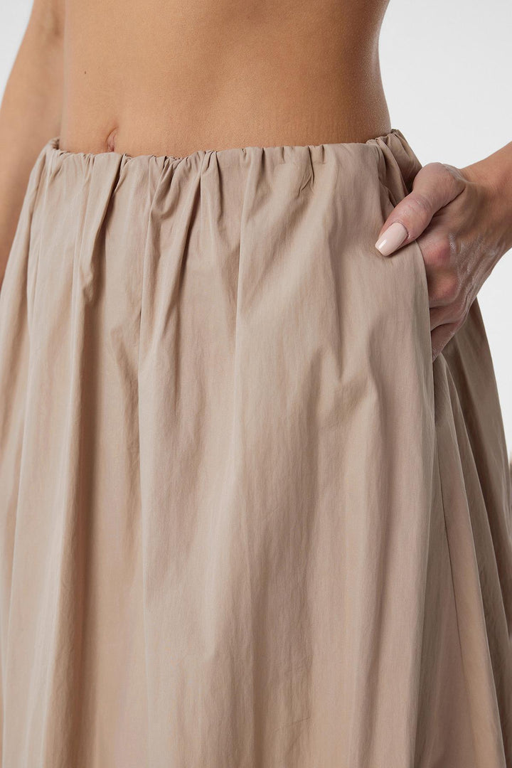 ANT Antioch Mink Women's Balloon Midi Skirt - Reynosa
