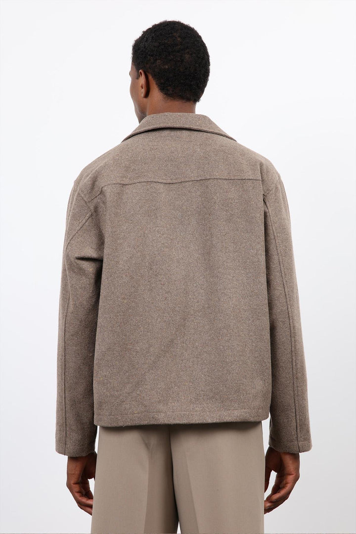 ANT Antioch Mink Double-Breasted Short Men's Coat - Zwickau