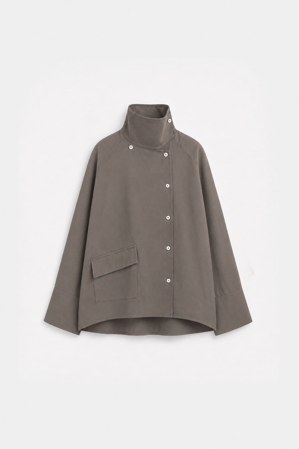 ANT Women's Custom-Fitted Shirt with a Stand-Up Collar - Torre Annunziata