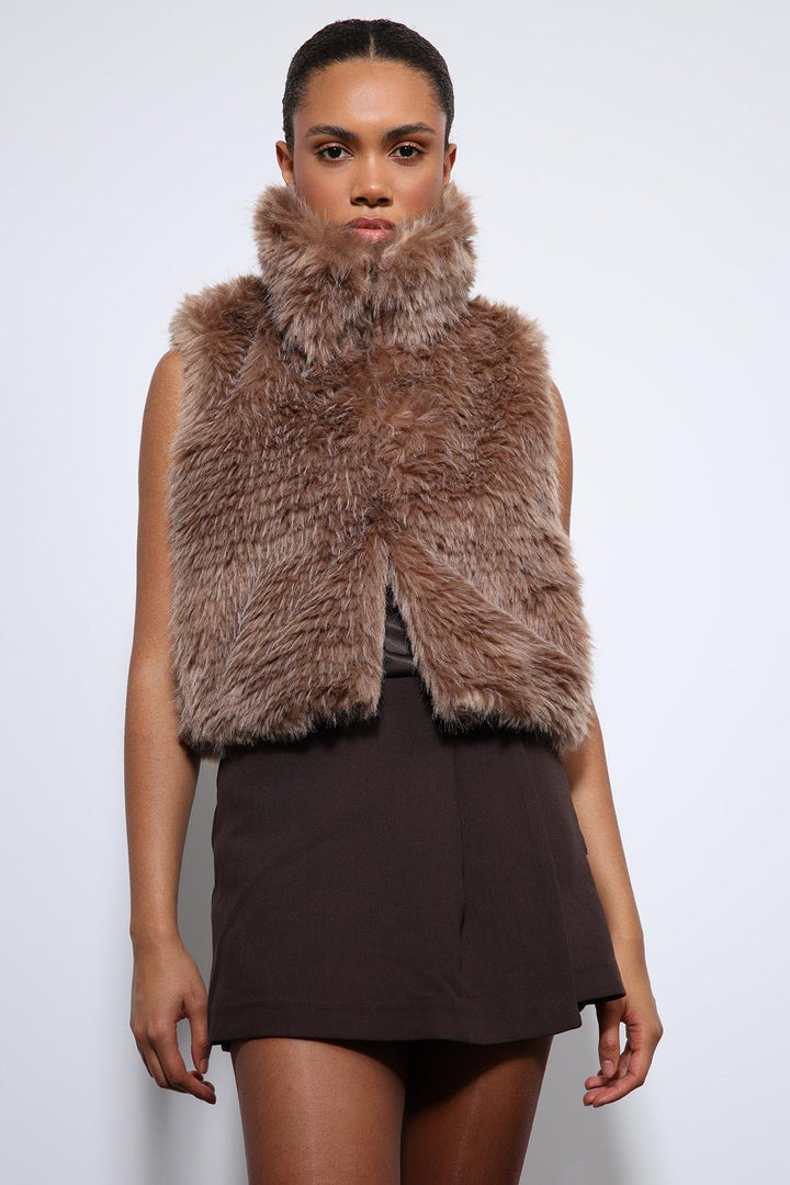 ANT Antioch Mink Plush-Look Vest - Parkland