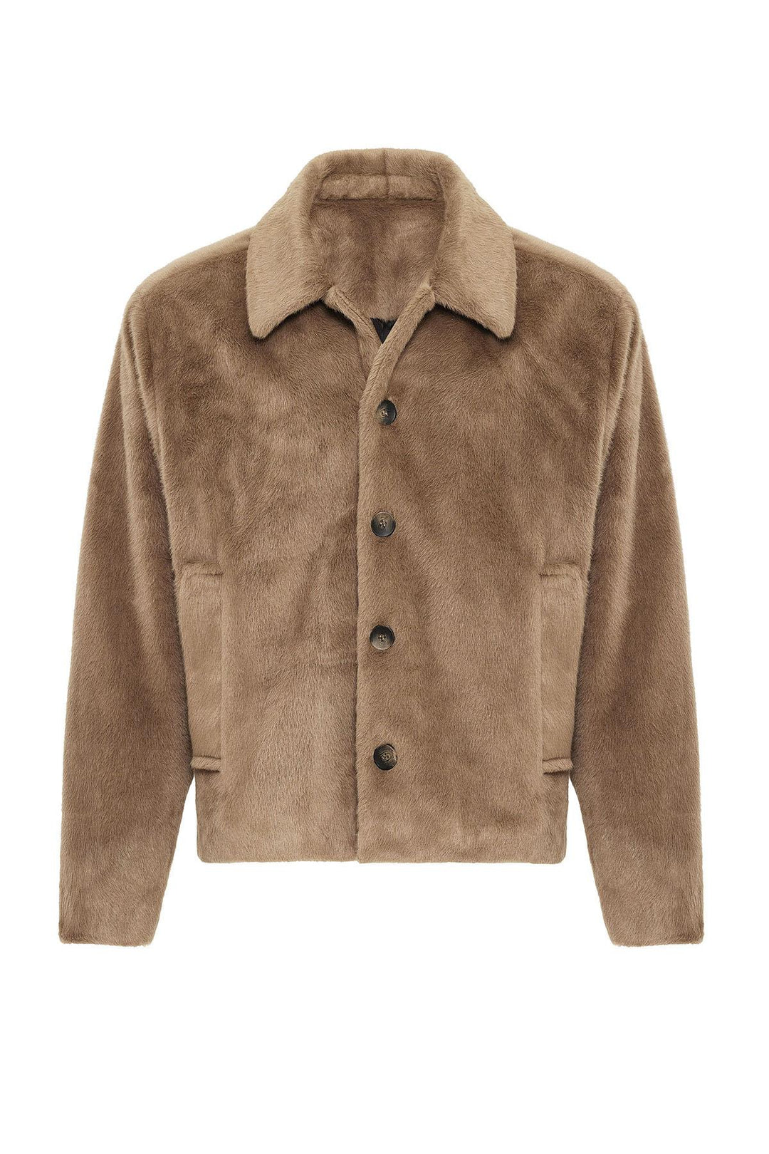 ANT Antioch Mink Relax Fit Soft Textured Men's Coat - Hoogeveen