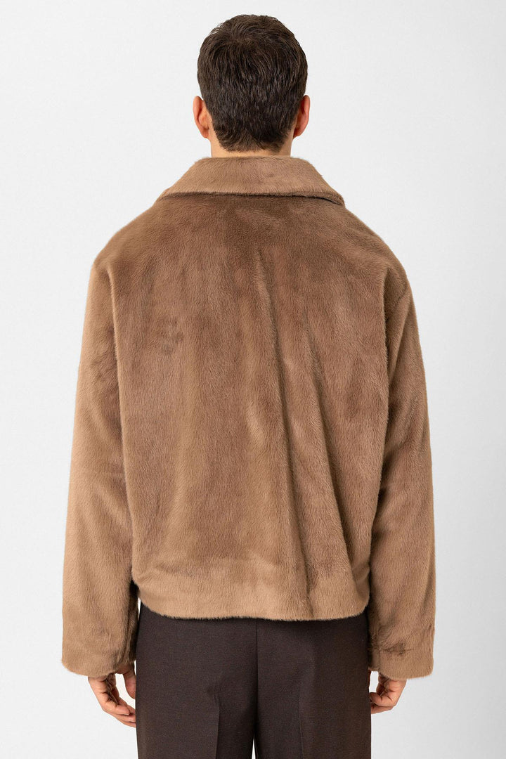 ANT Antioch Mink Relax Fit Soft Textured Men's Coat - Hoogeveen