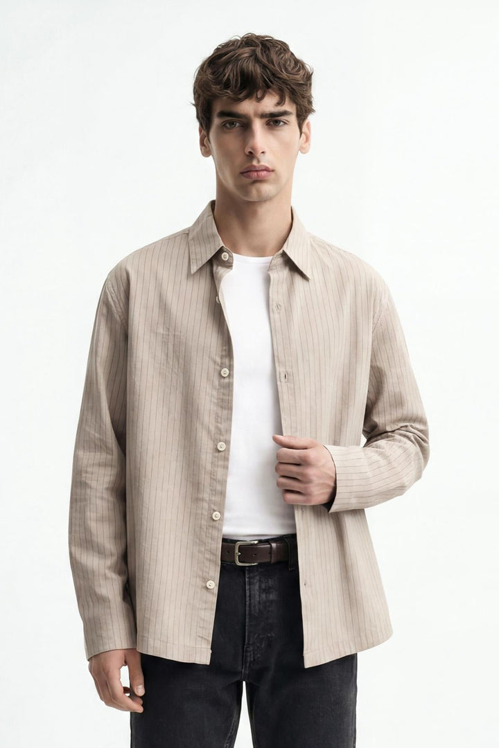ANT Antioch Vizon Relaxed Fit Çizgili Erkek Gömlek - Guelph