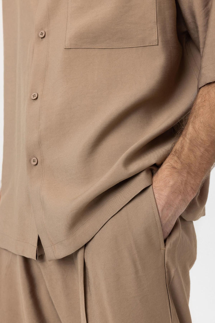 ANT Antioch Mink Relaxed Short Sleeve Men's Shirt - Târgu Jiu