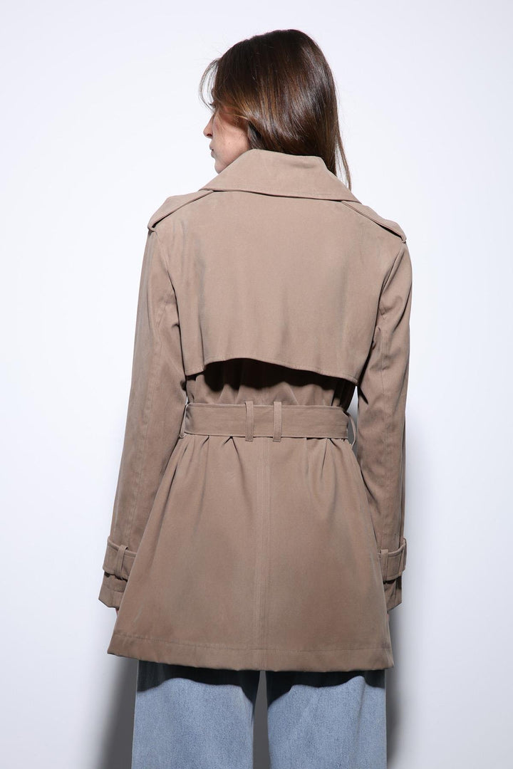 ANT Antioch Vizon Süet Görünümlü Kadın Trençkot - Whangarei