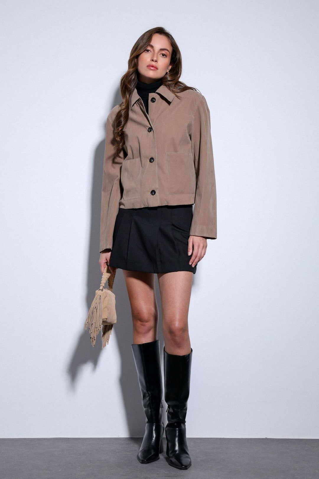 ANT Antioch Mink Bag Pocket Suede Women's Jacket - Fairbanks