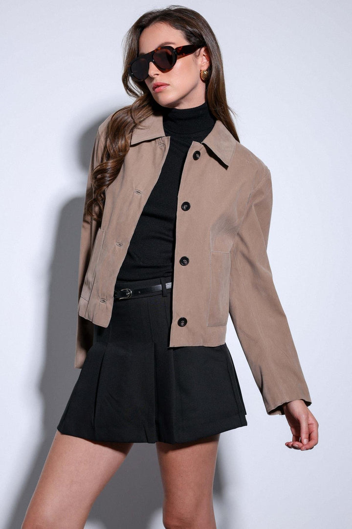 ANT Antioch Mink Bag Pocket Suede Women's Jacket - Fairbanks