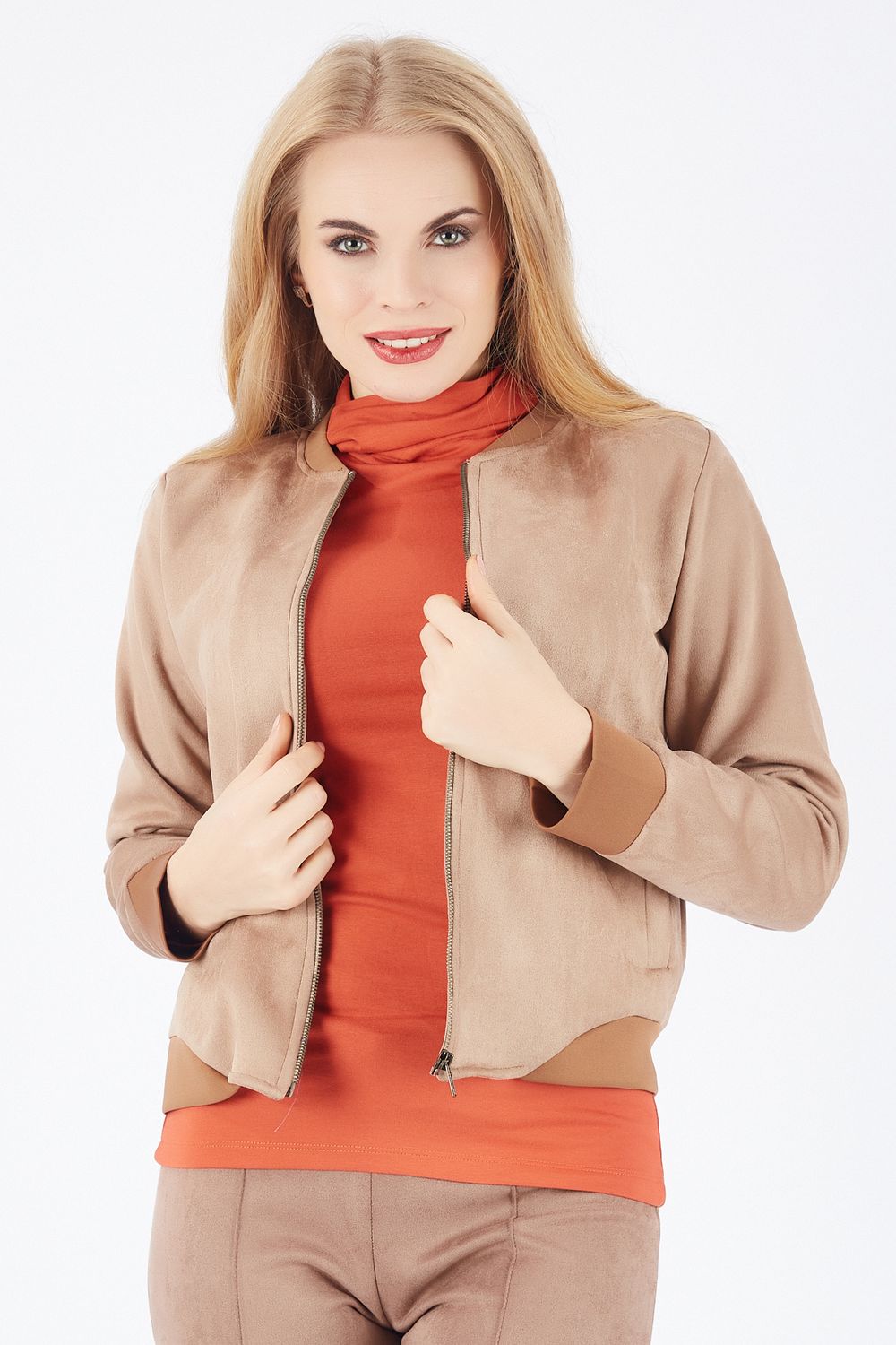 SNS Vizon Collar and Cuff Reversed Seam Suede Jacket - Borken