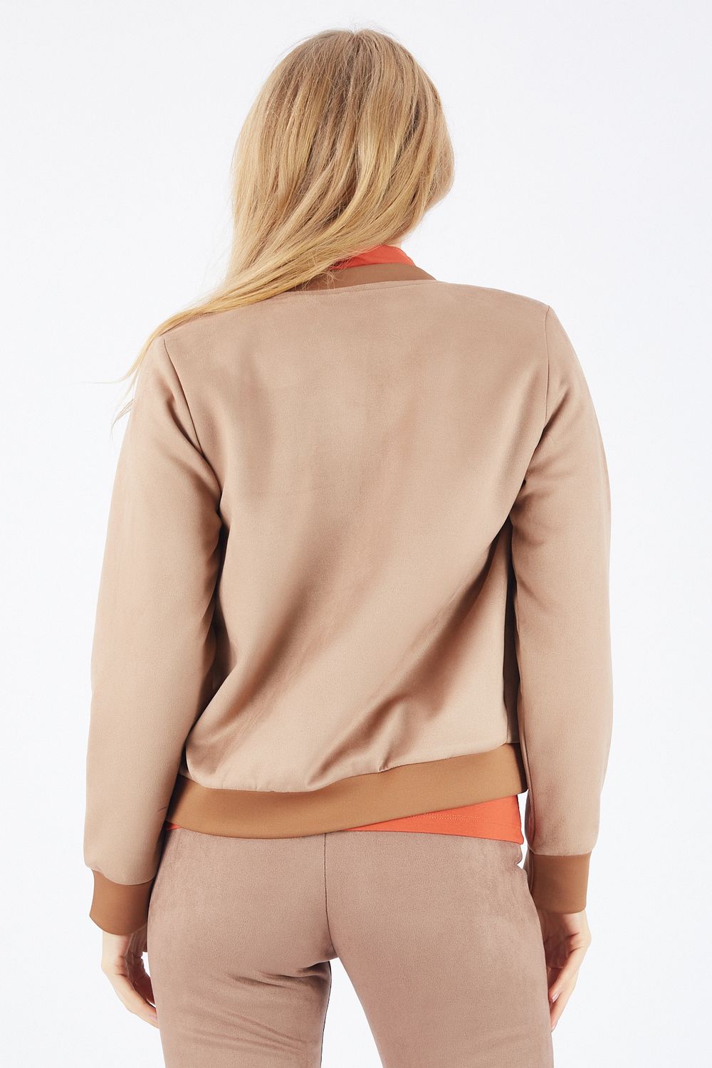 SNS Vizon Collar and Cuff Reversed Seam Suede Jacket - Borken