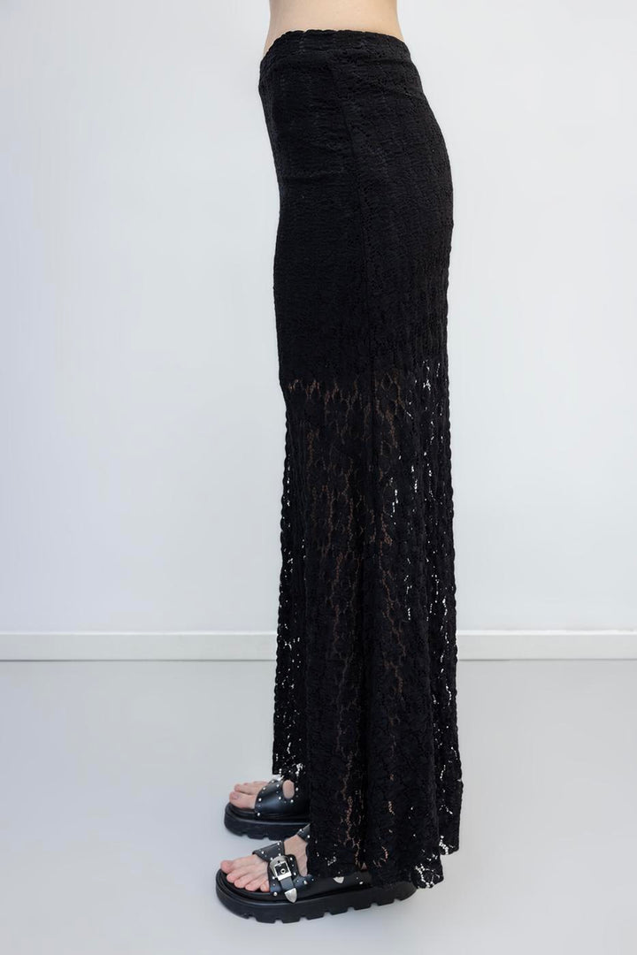 BSL Women Flounced Lace Midi Skirt - Angoulême