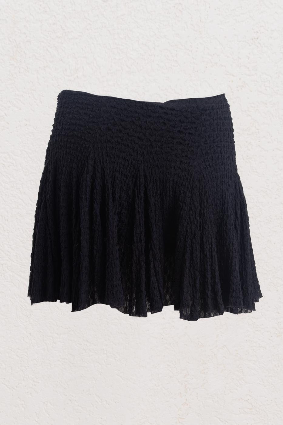 BSL Women Flounced Lace Mini Short Skirt - Evergem