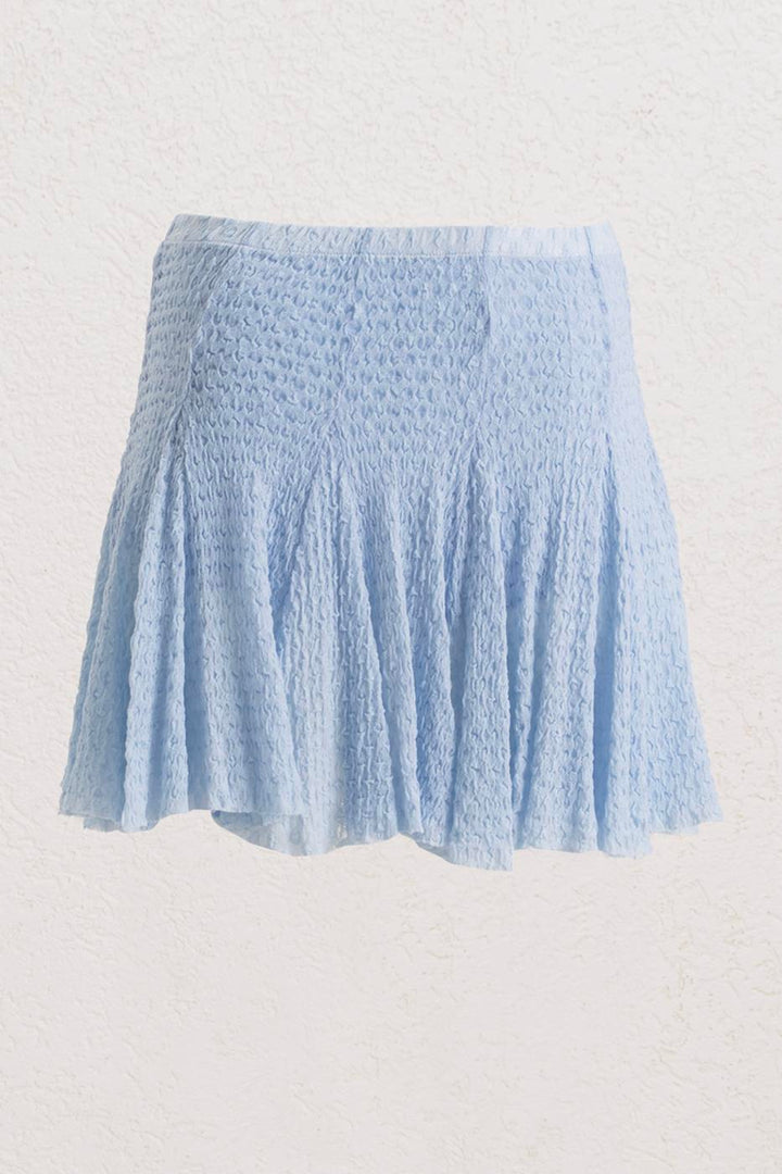 BSL Women Flounced Lace Mini Short Skirt - Casper