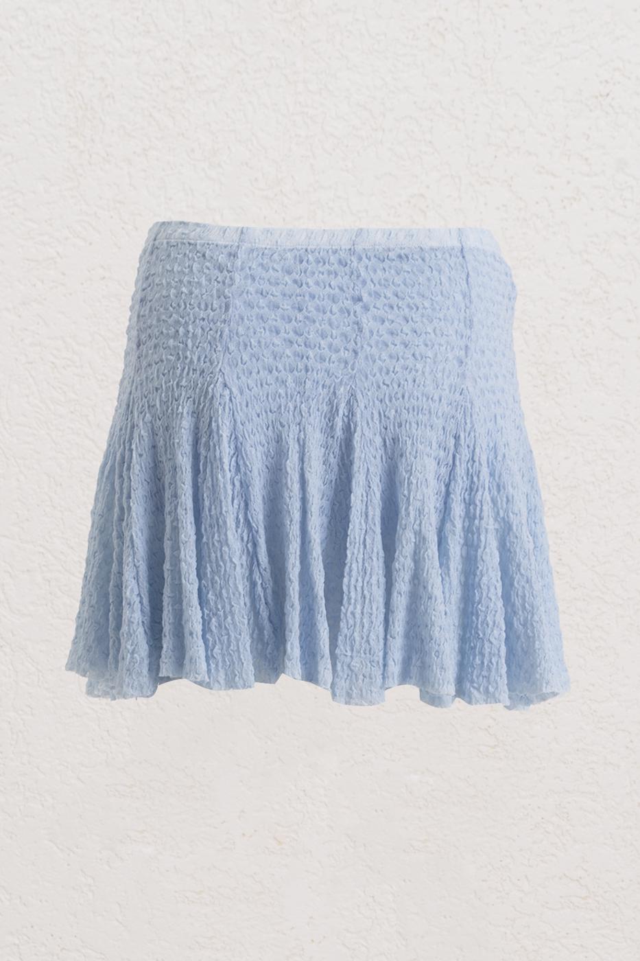 BSL Women Flounced Lace Mini Short Skirt - Casper