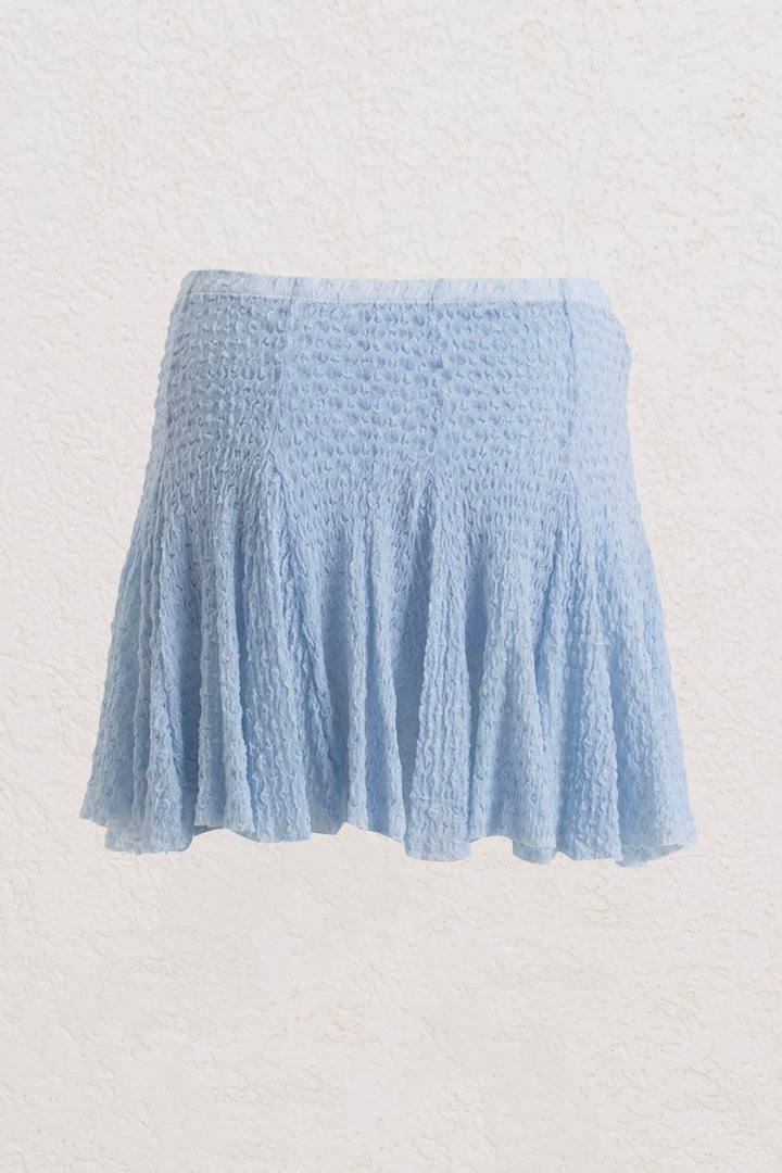 BSL Women Flounced Lace Mini Short Skirt - Casper