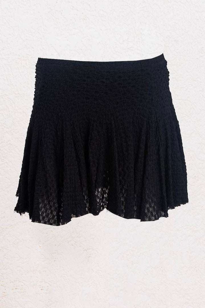 BSL Women Flounced Lace Mini Short Skirt - Los Banos