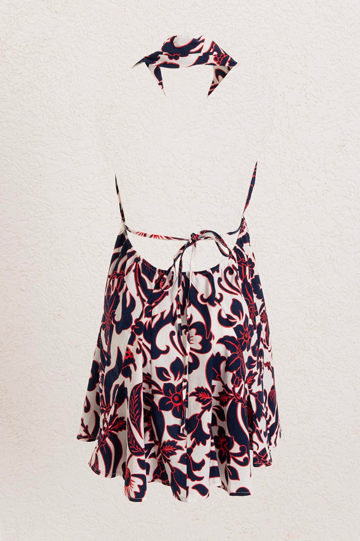 BSL Women Flounce Skirt Detailed Mini Dress - Rainham