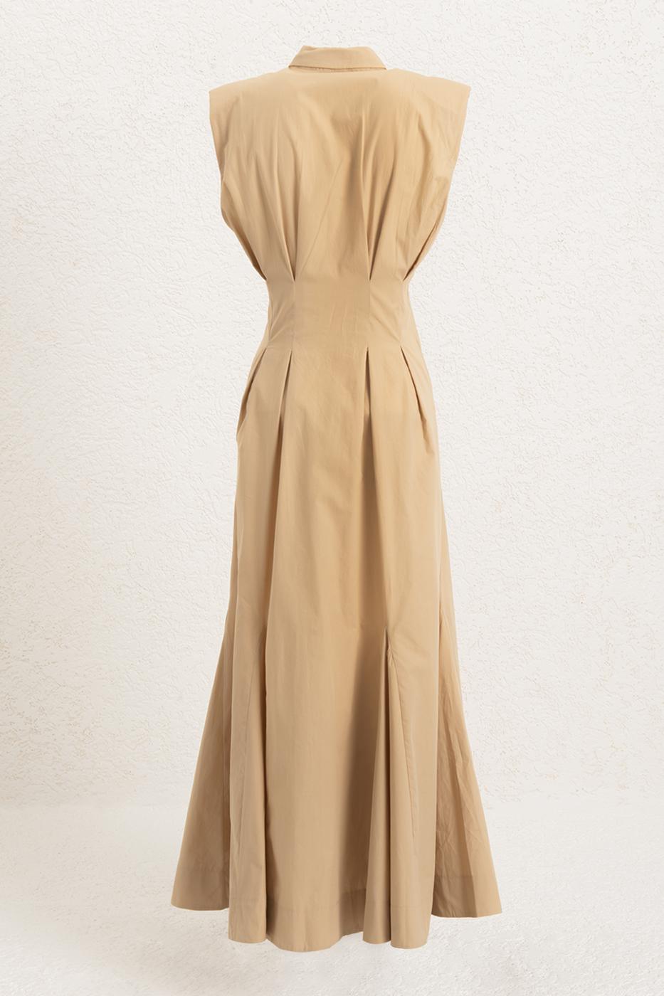 BSL Women Flounced Midi Shirt Dress - Loveland