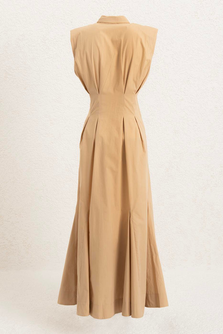 BSL Women Flounced Midi Shirt Dress - Loveland