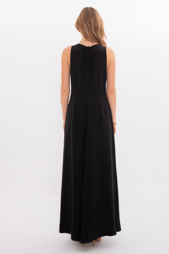 BSL Women Flounced Tencel Maxi Dress - Godalming